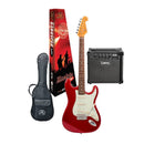 SX & Laney Electric Guitar Pack in Candy Apple Red (VES62CAR Electric Guitar & Laney Amp)