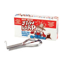 In this photo there is two ED350 Bluegrass Jaw Harp. One in its box, the other is unboxed and on display to show the viewer what the Jaw Harp looks like