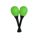 Handle Egg Maracas Green Pair.