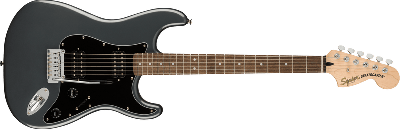Affinity Series Stratocaster HH, Laurel Fingerboard, Black Pickguard, Charcoal Frost Metallic