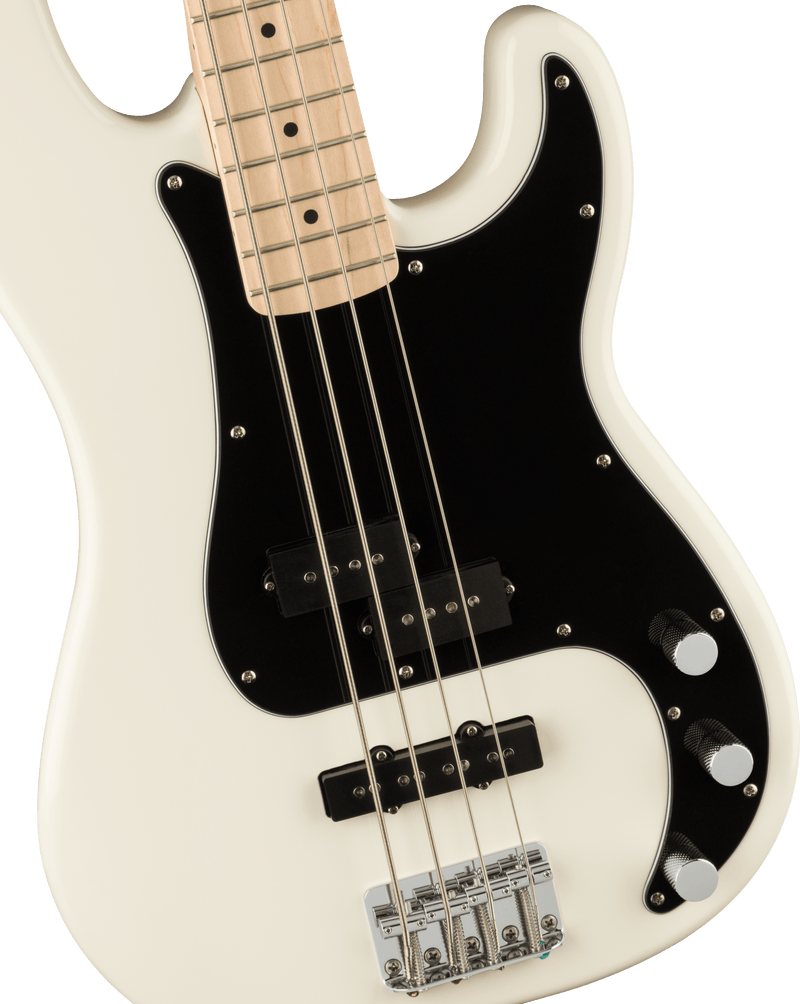 Affinity Series Precision Bass PJ, Maple Fingerboard, Black Pickguard, Olympic White