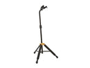 Hercules GS414BPLUS Auto Grab Single Guitar Stand with Leg Rest at Five Star Music 102 Maroondah Highway Ringwood Melbourne Music Guitar Store.