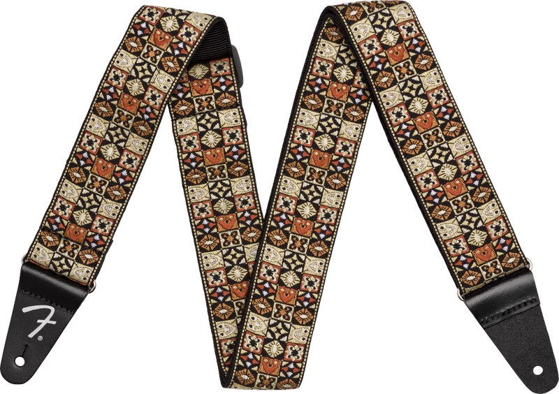 Festival Strap, Tan Mosaic, 2"