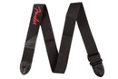 Fender® Logo Strap, Black/Red Logo, 2"