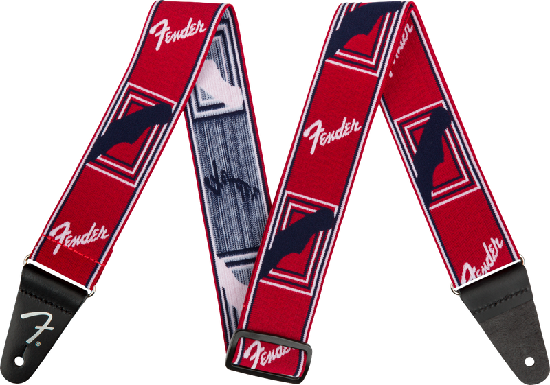 WeighLess™ Monogram Strap, Red/White/Blue, 2"