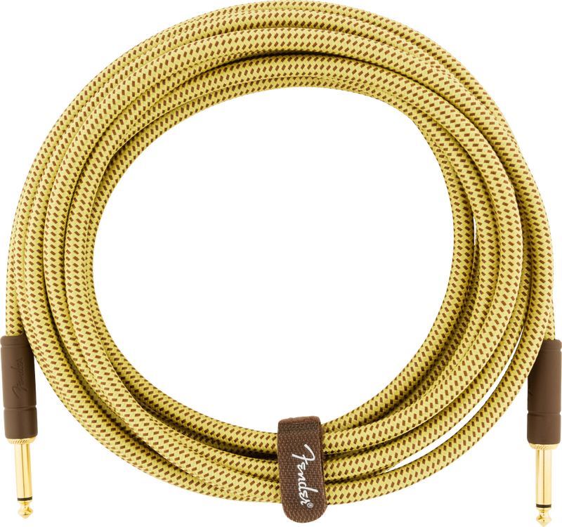 Deluxe Series Instrument Cable, Straight/Straight, 15', Tweed