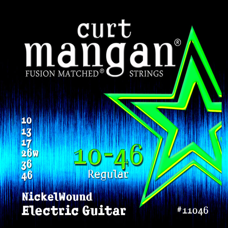 Curt Mangan 10-46 Electric Guitar Nickel Wound Set