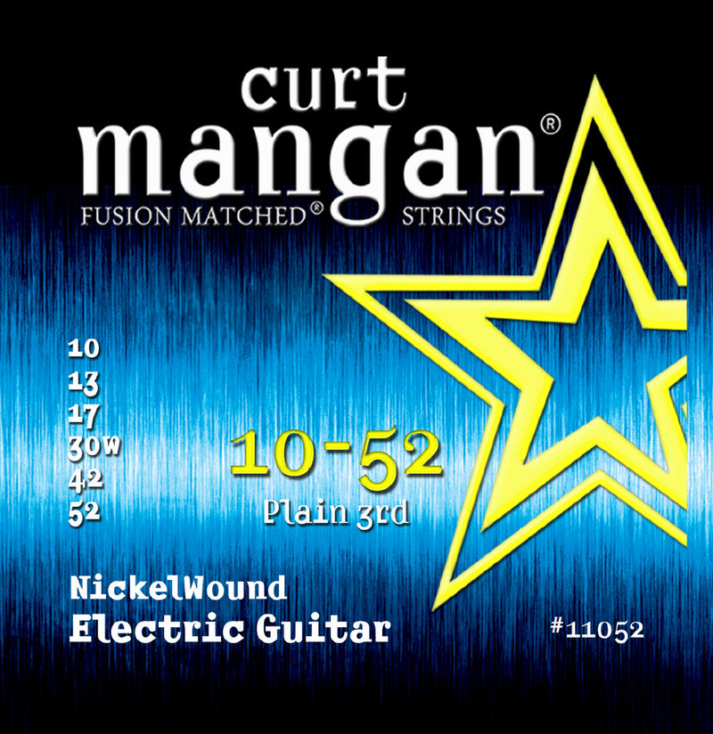 Curt Mangan 10-52 Electric Guitar Nickel Wound Set