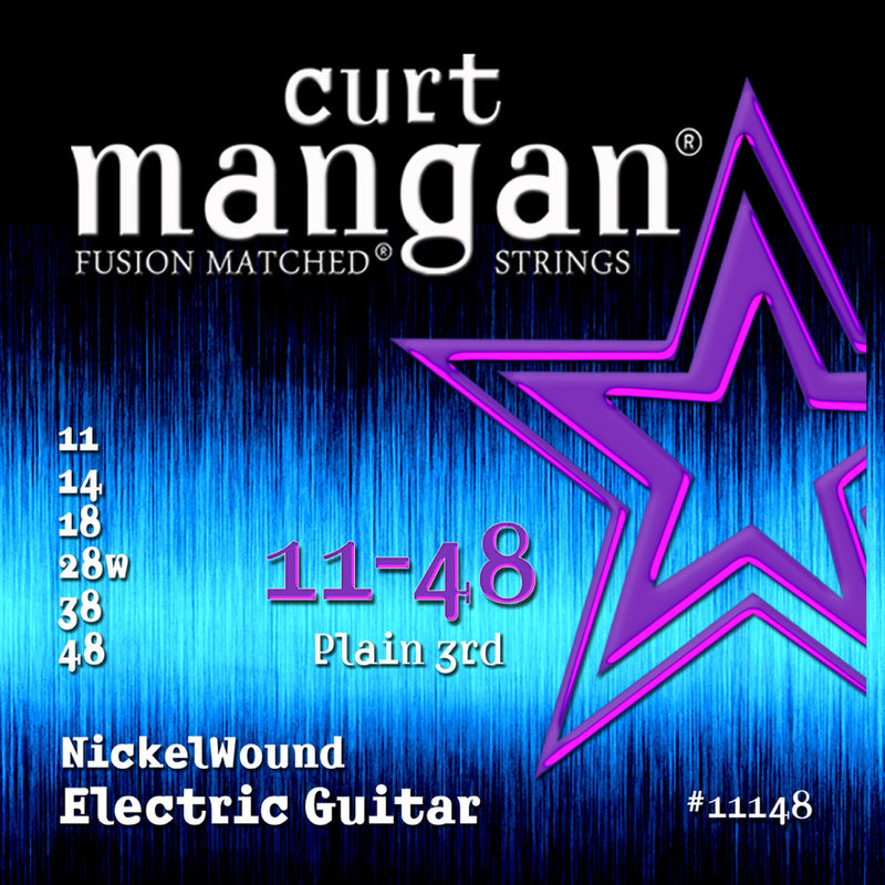 Curt Mangan 11-48 Electric Guitar Nickel Wound Set