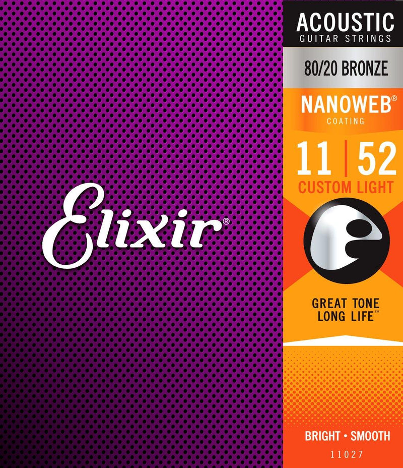 Elixir 11027 Nanoweb 80/20   Custom Light 11-52.