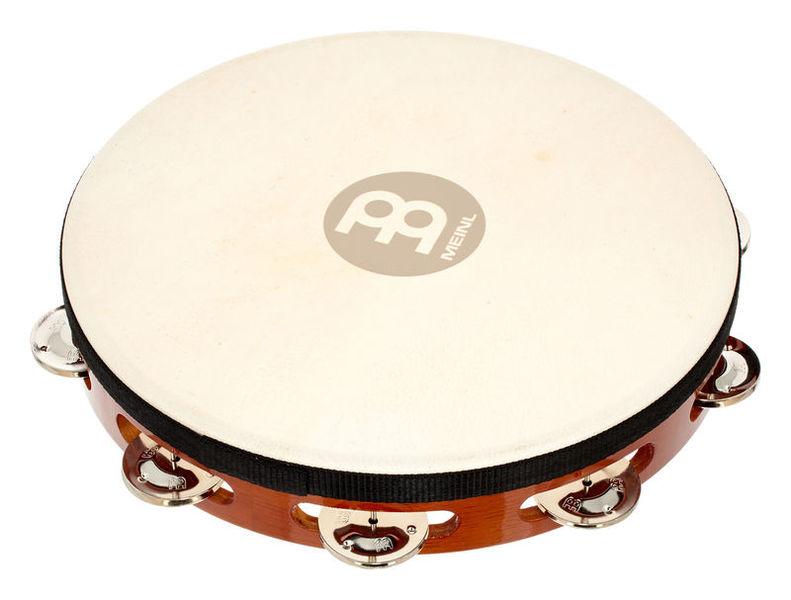 Meinl TAH1AB Head Tambourine 10" Brown.