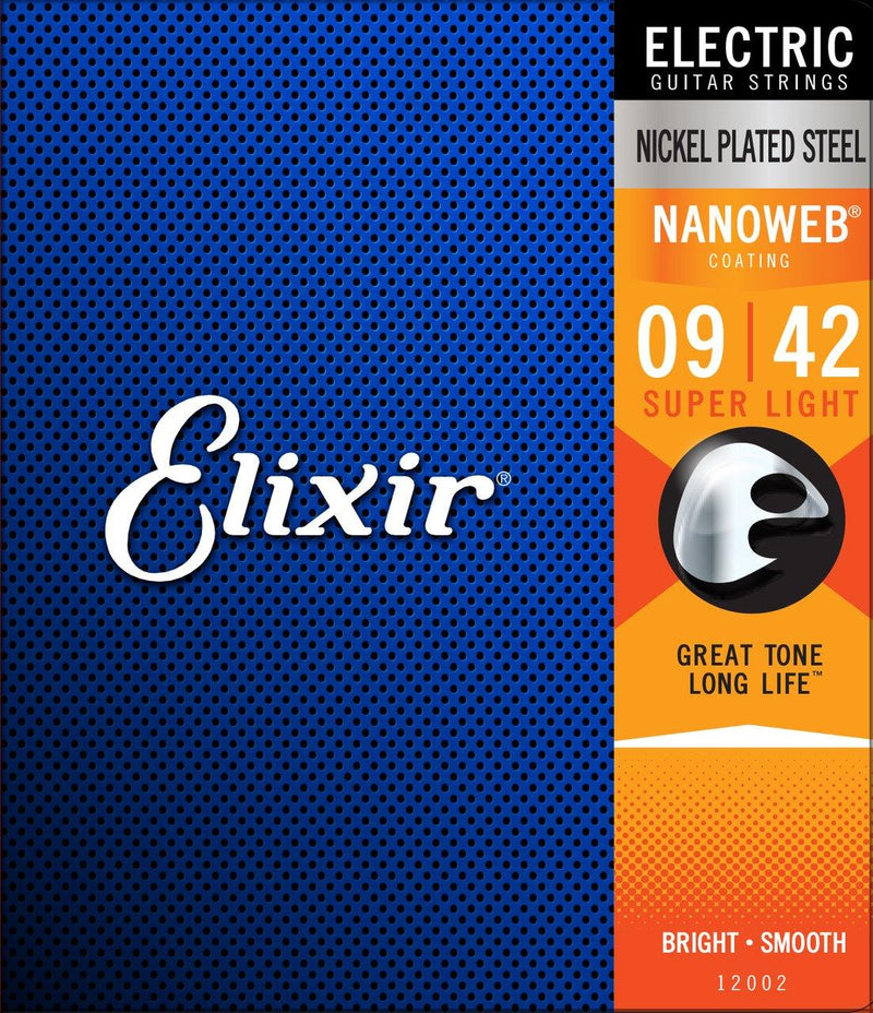 Elixir 12002 Nanoweb Electric  Super Light 9-42.