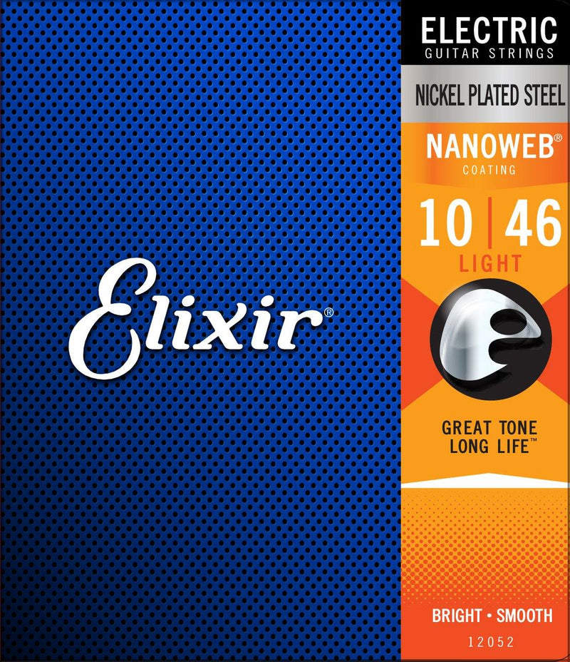 Elixir 12052 Nanoweb Electric  Light 10-46.