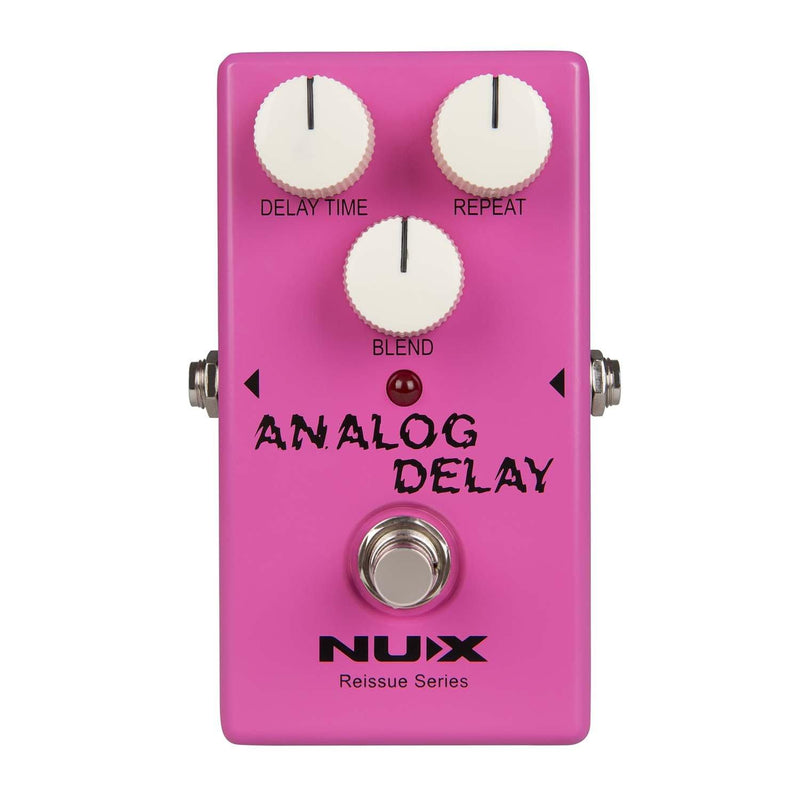 NUX Analog Delay Pedal - Reissue Series at Five Star Music 102 Maroondah Highway Ringwood Melbourne Music Guitar Store.