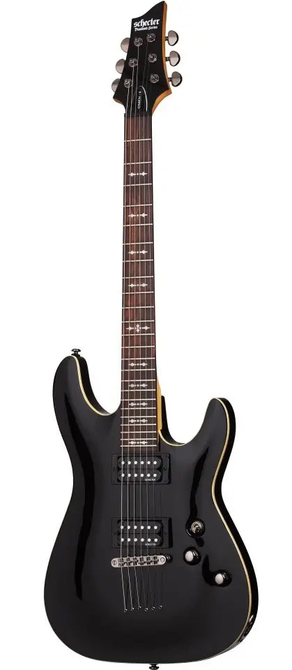 Schecter Omen-6 HH Electric Guitar - Gloss Black