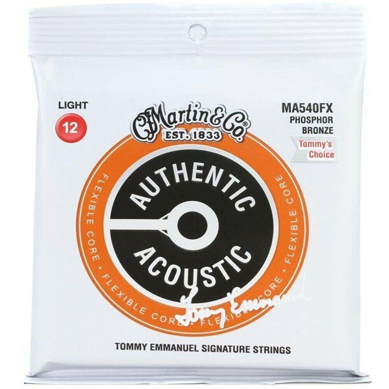 Martin Authentic Flexible Core Light 12-54 92/8 – 41/MA540FX at Five Star Music 102 Maroondah Highway Ringwood Melbourne Music Guitar Store.
