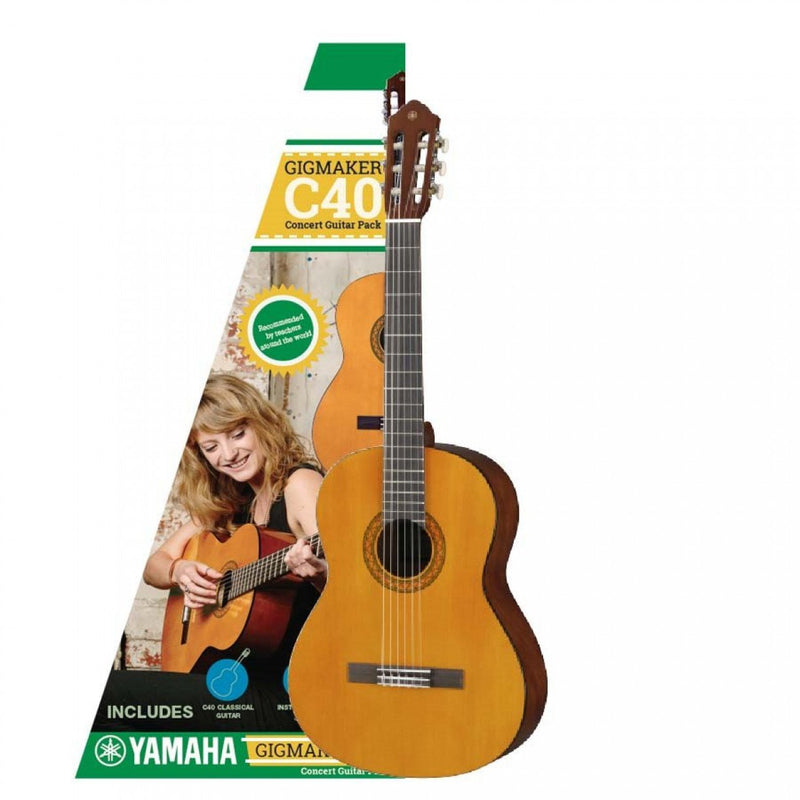 Yamaha GIGMAKERC40 Classical Guitar Pack at Five Star Music 102 Maroondah Highway Ringwood Melbourne Music Guitar Store.