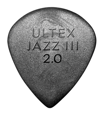Jim Dunlop 2.0 Ultex Jazz III Pick (20ULT) at Five Star Music 102 Maroondah Highway Ringwood Melbourne Music Guitar Store.