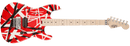 EVH Striped Series Red with Black Stripes