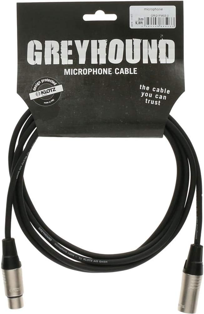 Klotz GRG1FM0500 5m Greyhound Series Microphone Cable
