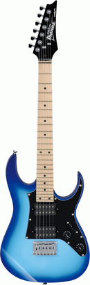 Ibanez RGM21M Mikro GIO Electric Guitar Blue Burst at Five Star Music 102 Maroondah Highway Ringwood Melbourne Music Guitar Store.