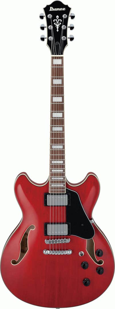 Ibanez AS73 TCD Electric Guitar - Transparent Cherry Red