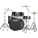 Yamaha Rydeen Euro Drum Kit Black Glitter with Paiste Cymbals at Five Star Music 102 Maroondah Highway Ringwood Melbourne Music Guitar Store.