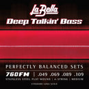 La Bella 760FM Deep Talkin’ Bass Flats – Medium 49-109