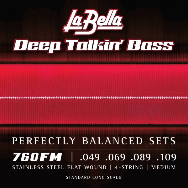 La Bella 760FM Deep Talkin’ Bass Flats – Medium 49-109