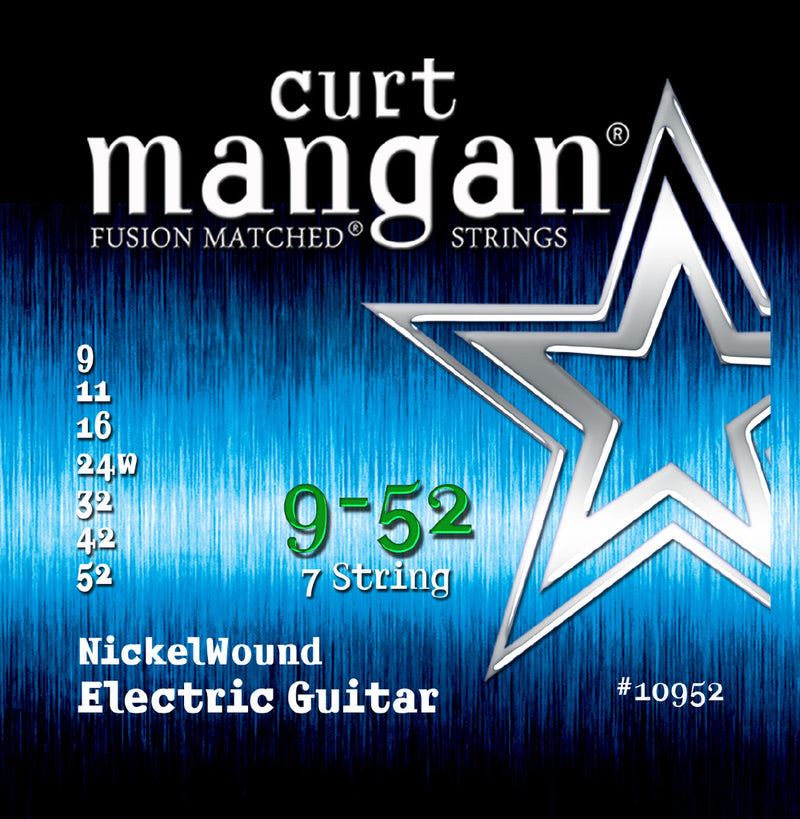 Curt Mangan 9-52 7 String Electric Guitar Nickel Wound Set