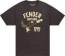 Fender® Wings To Fly T-Shirt, Vintage Black, XXL