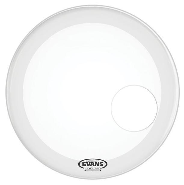 Evans EQ3 22 Inch Bass Drum Head Resonant Coated White at Five Star Music 102 Maroondah Highway Ringwood Melbourne Music Guitar Store.