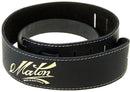 Maton Leather Guitar Strap 2.5" Soft Black