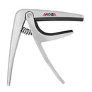 Aroma AC01 Silver Acoustic/Electric Capo at Five Star Music 102 Maroondah Highway Ringwood Melbourne Music Guitar Store.