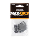 Jim Dunlop JPP106 Nylon Greys Max Grip .60mm Players Pack Guitar Pick - 12 Pack