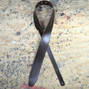2.5 Inch Brown Leather Guitar Strap.