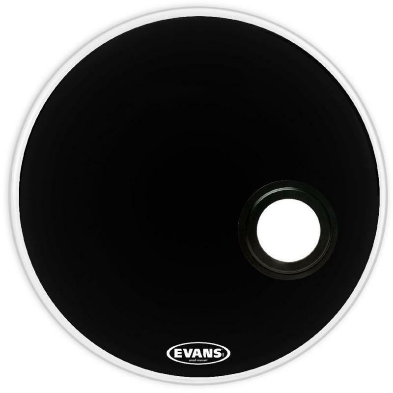 Evans REMAD 22 Inch Bass Drum Head Black at Five Star Music 102 Maroondah Highway Ringwood Melbourne Music Guitar Store.