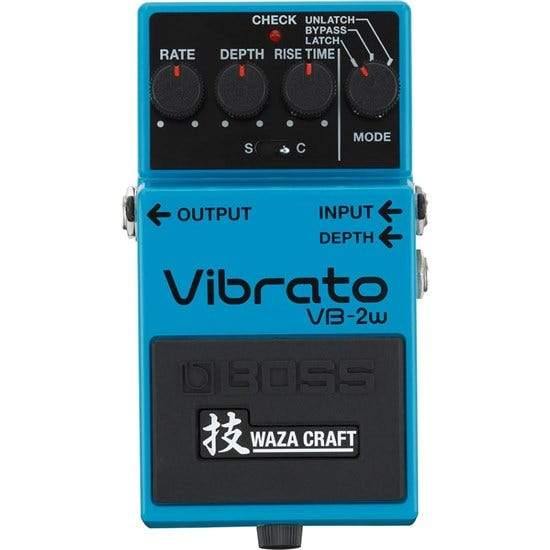 Boss VB2W Vibrato Pedal Waza Craft Special Edition at Five Star Music 102 Maroondah Highway Ringwood Melbourne Music Guitar Store.