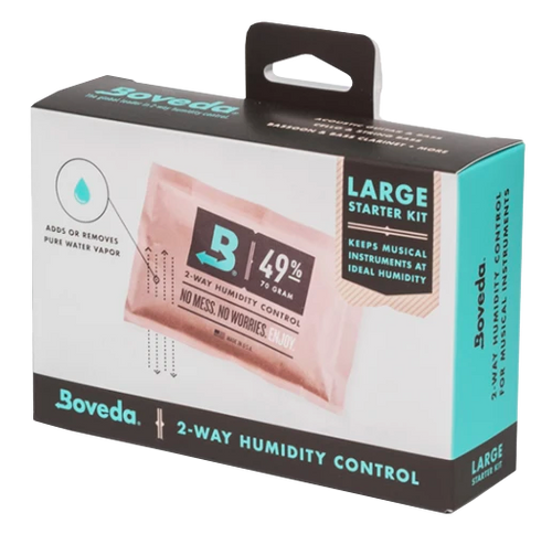 thumbnail image 2 of Boveda Humidity Control Kit – Large – For Guitars, Cellos, Woodwinds – 2 Holders + 4 Humidity Packs 2 of 10