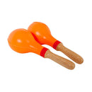 Maracas 10 inch Orange.