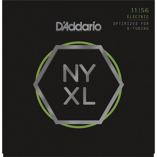 D'Addario NYXL1156 Nickel Wound Electric Strings Medium Top/Extra Heavy Bottom (11-56)