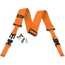 Dimarzio Cliplock Strap Neon Orange.