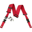 Dimarzio Cliplock Strap Red.
