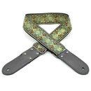 DSL JAC20-APR-BLUE Jacquard Weaving Guitar Strap - 2" (APR-BLUE)