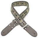 2 Inch Jacquard Webbing Strap Gold And Silver Pa.