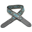DSL JAC20-SHIRAZ-BLUE Jacquard Weaving Guitar Strap - 2" (SHIRAZ-BLUE)
