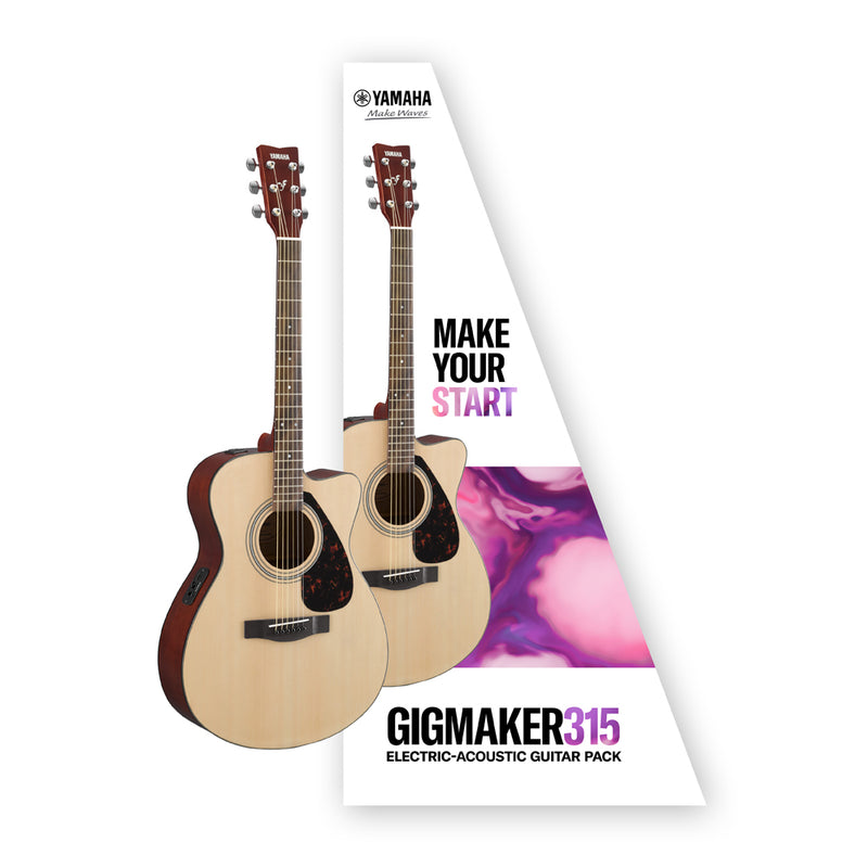 Yamaha Gigmaker 315 Pack w/ FSX315 Electric-Acoustic Guitar