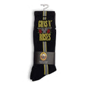 GNR "Side Stripe" Large Crew Socks in Black (1-Pair)