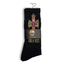 GNR "Appetite For Destruction" Large Crew Socks in Black (1-Pair)