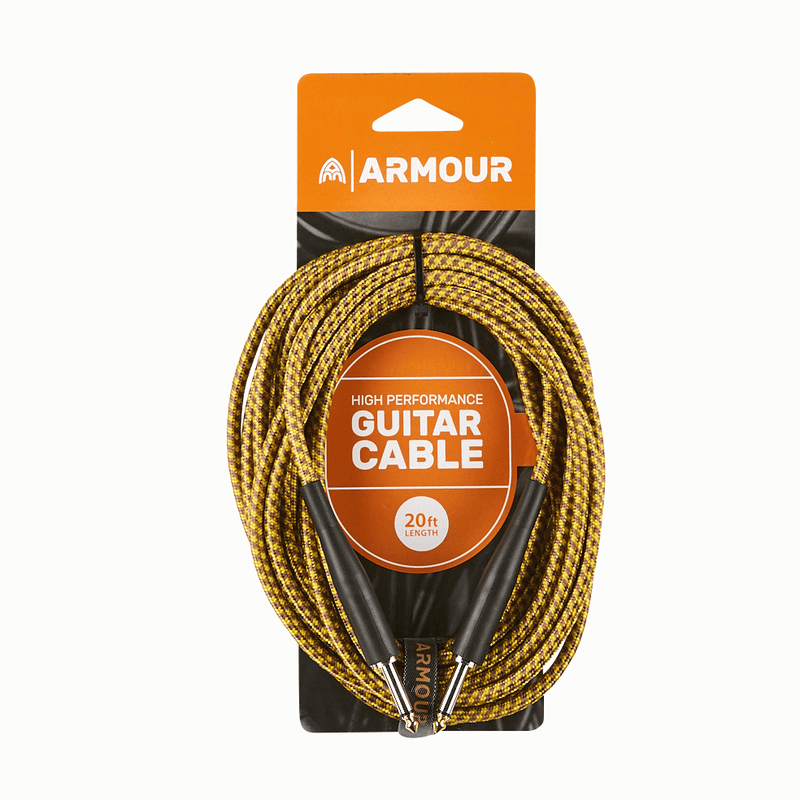 Armour GW20G Guitar 20 Foot Woven Gold Rope